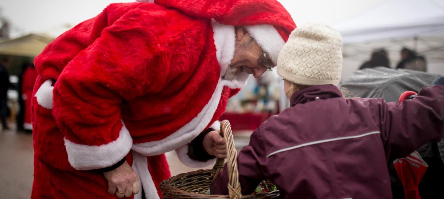 Julemand ved Rebild julemarked