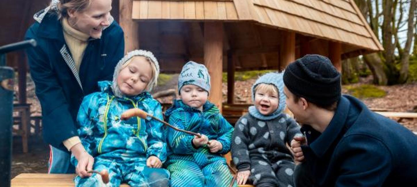 Bålhygge ved Max Henius hytten