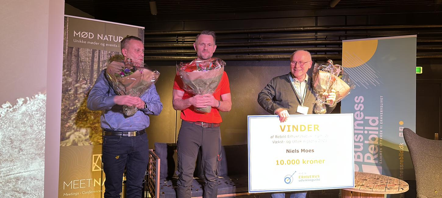 Vinder af Vækst og Udviklingsprisen 2023 i Rebild kommune