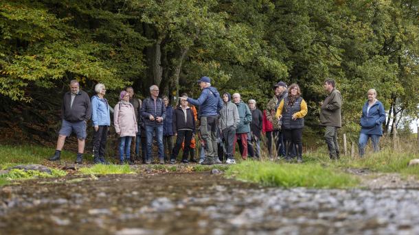 Vandring i Rebild Bakker, grupper på tur