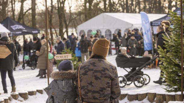 Julestemning på Friluftscenter Katbakken