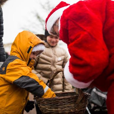 Julemand til Rebild julemarked