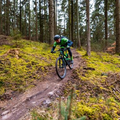 Mountainbike i Rold Skov