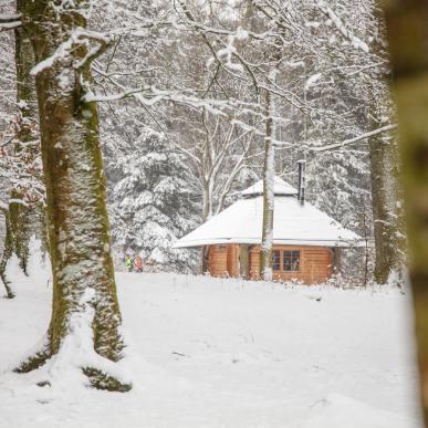 Saunahytten ved Store Økssø