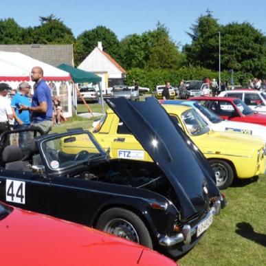 Et historisk motorløb med gamle racerbiler