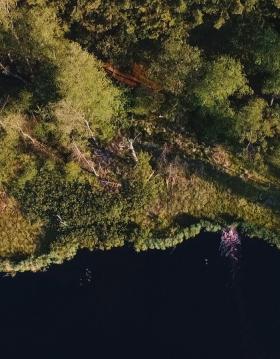 Dronebillede ved St. Økssø