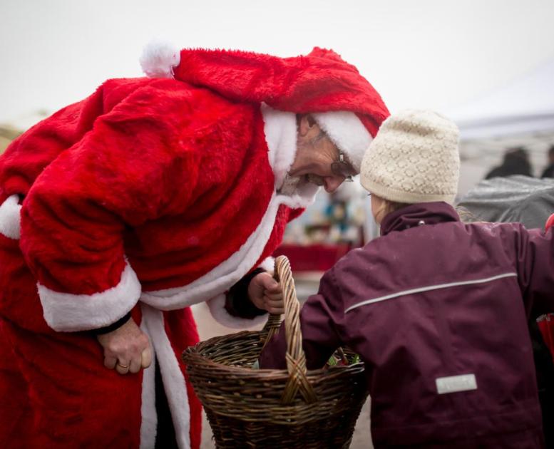 Julemand ved Rebild julemarked